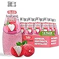 Pardesi Basil Seed Drink Lychee Flavor 290ml 9.8 Fl Oz | Pack of 12 (117.6 FL Oz ) | Naturally Refreshing & Cooling | Rich in Antioxidants, Fiber & Omega-3 | Real Basil Seeds for Digestive Health & Hydration.