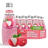 Pardesi Basil Seed Drink Lychee Flavor 290ml 9.8 Fl