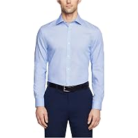 Amazon.com: Tommy Hilfiger Men's Dress Shirt Slim Fit Stretch Twill, Light  Blue, 14.5" Neck 32"-33" Sleeve : Clothing, Shoes & Jewelry