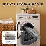 Bedsure Large Dog Bed Sofa Orthopedic Washable Cover Grey 89x63x16cm view 5