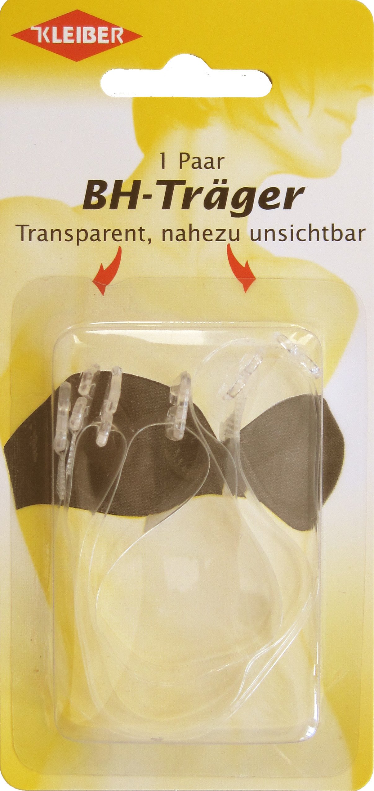 Kleiber PVC Adjustable Invisible Bra Straps, Clear