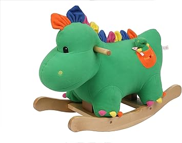 baby rocking dinosaur