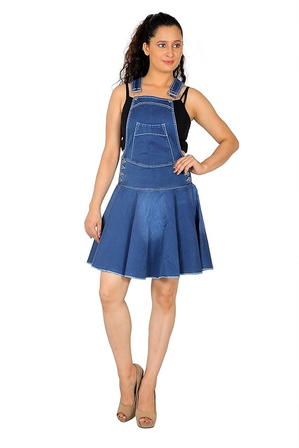 denim skirt dungarees