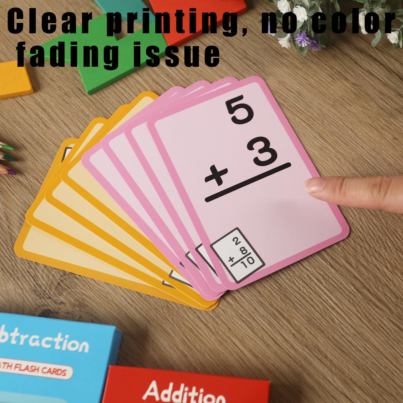 Mua 72PCS Math Flash Cards, Addition and Subtraction Flash Cards Math
