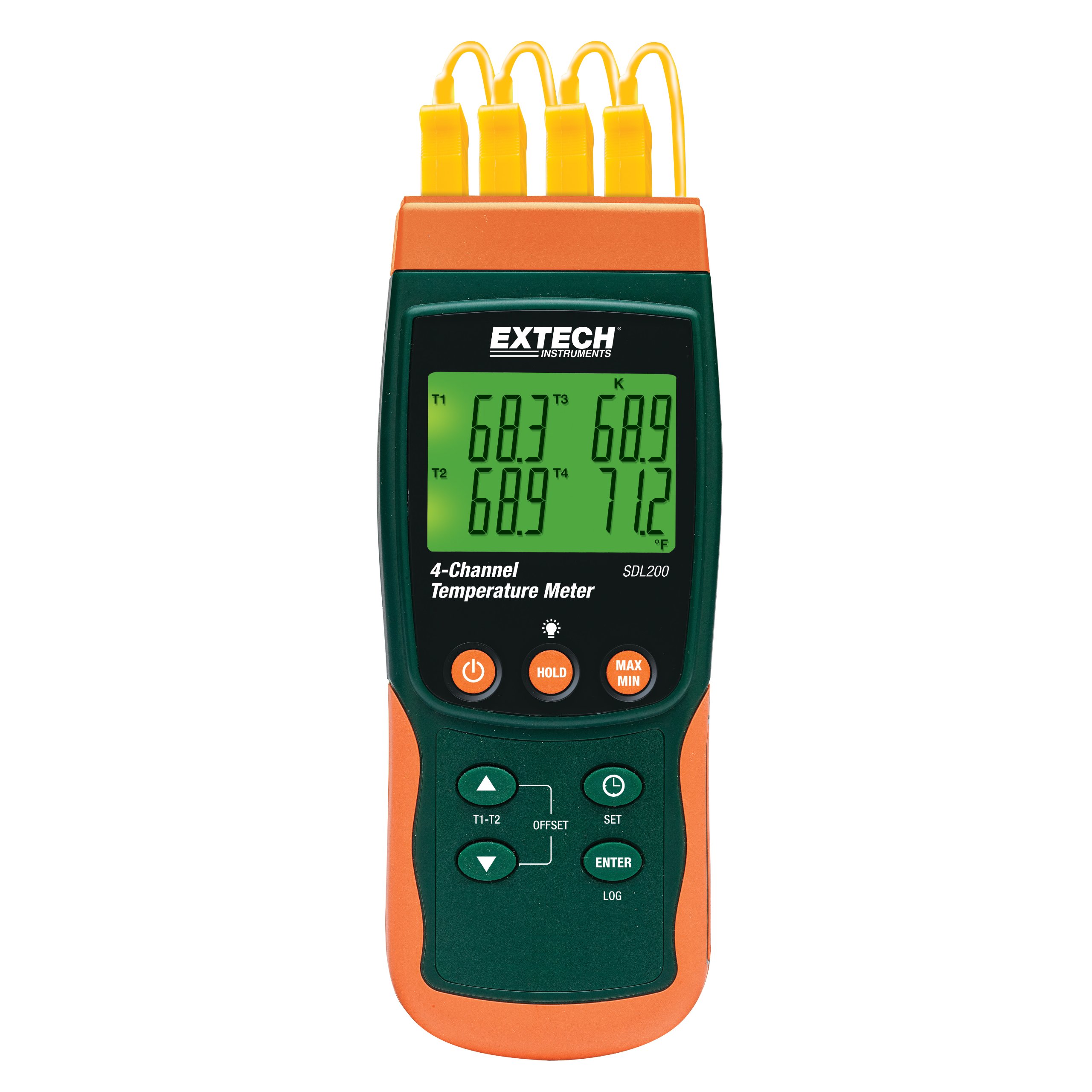 Extech SDL200 Four-Channel Thermometer SD Logger