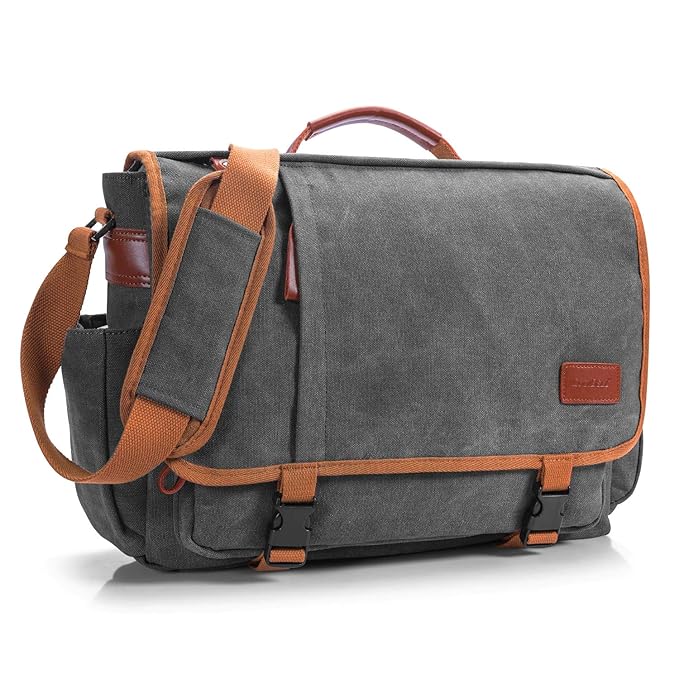 CoolBell 17 Zoll Aktentasche Messenger Bag Umhängetasche Laptop Tasche Handtasche Business Briefcase Multifunktions Reise Tas
