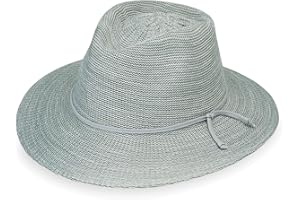 Wallaroo Hat Company Women’s Victoria Fedora – UPF 50+ UV Protection, Wide Brim, Medium Size, Packable & Adjustable Sun Hat