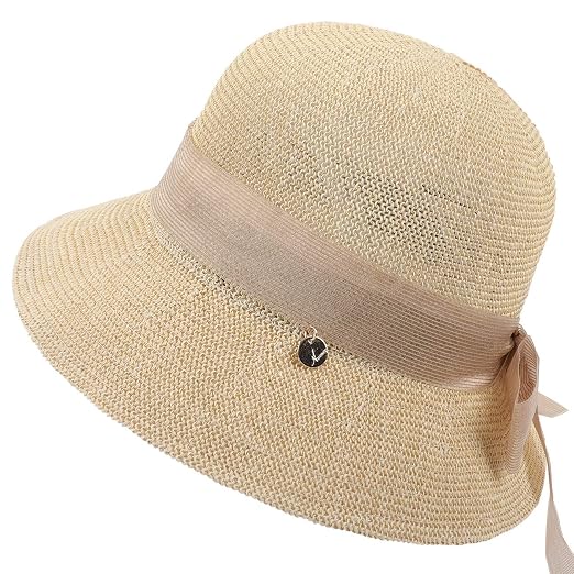  Meanit Sun Hat Beach Hat Packable Womens Straw