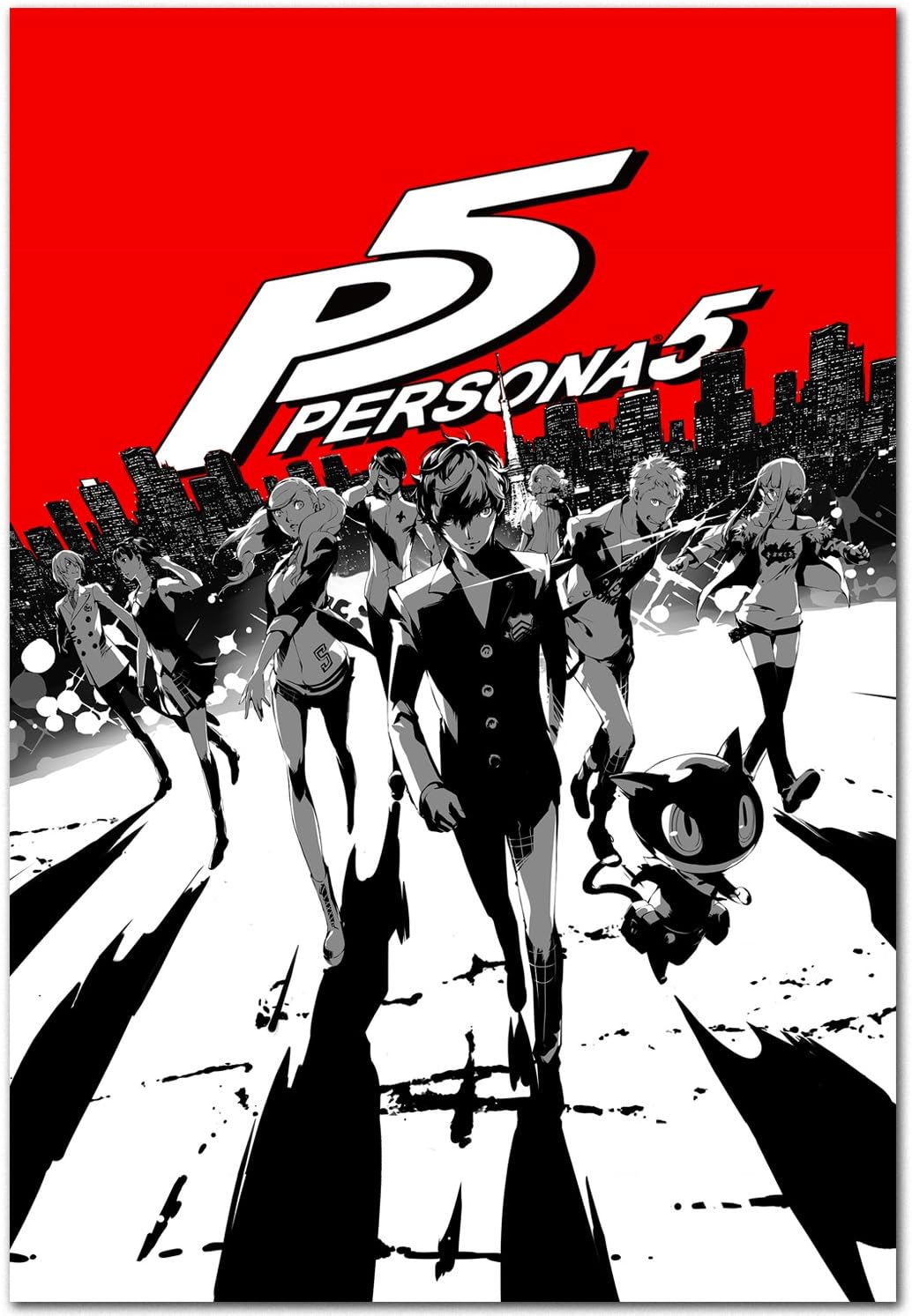 Printing Pira Persona 5 Cover Art Poster - PS4 Exclusive (11x17)