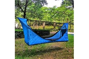 Lightweight Hammock Outdoor Camping Shelter, Tree Tent, Mosquito Net Canopy Tent Set Outdoor Pergola Anti-Mosquito Rainproof 