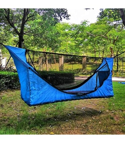 Rothco Jungle Hammock With Mosquito Net & Rain Fly - Portable Camping Hammock Supports 220 Lbs