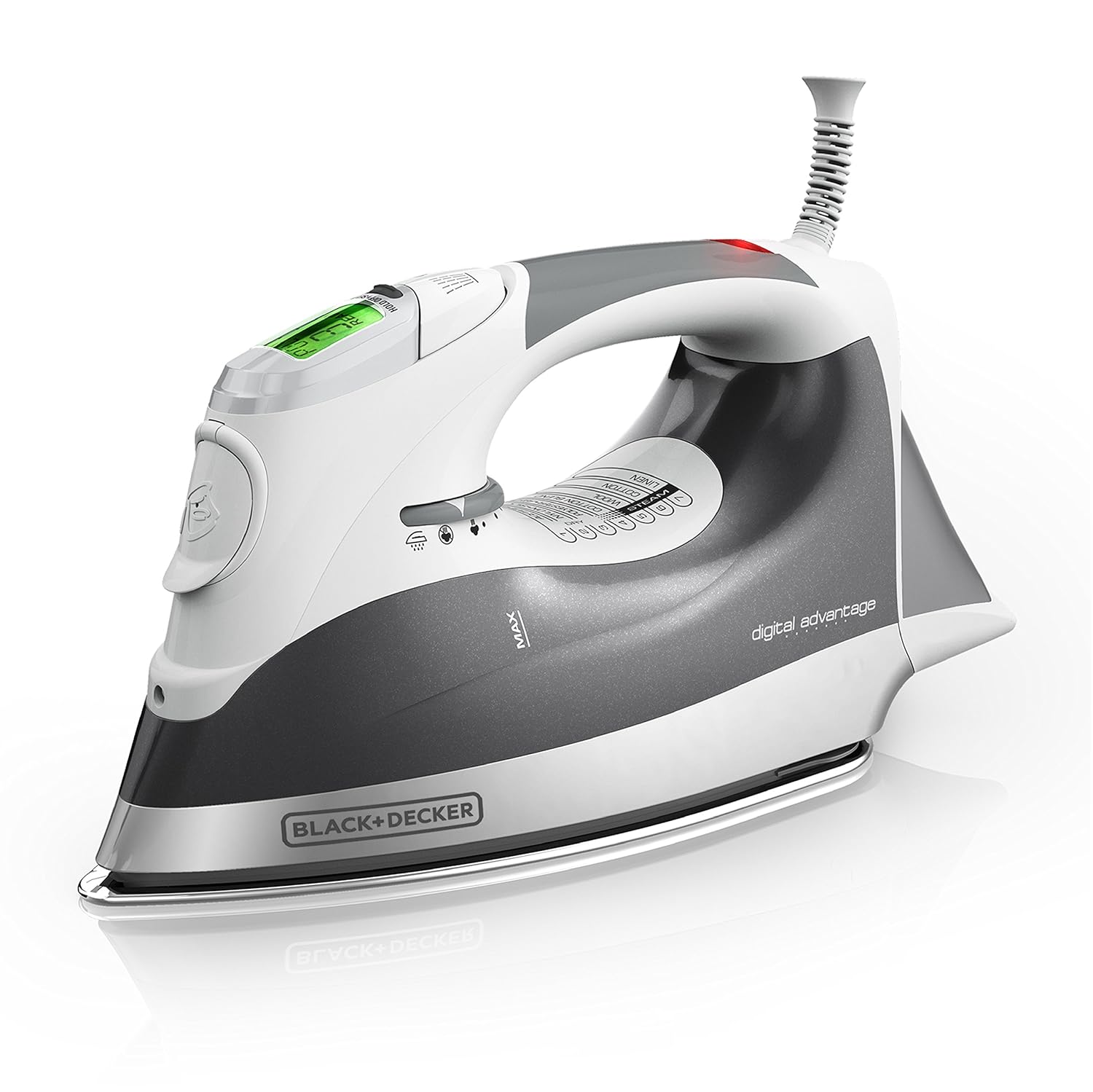 BLACK & DECKER Auto-Off Digital Advantage Iron– Best Steam Iron Display