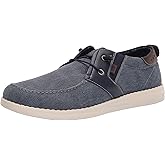Nunn Bush Mens Brewski Moc Toe Slip-on Canvas Knit Loafer with Elastic Bungee