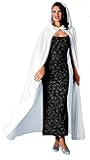 Rubie’s Costume Co. Black Crushed Velvet Hooded Neck Tie Cape Unisex Adult O/S