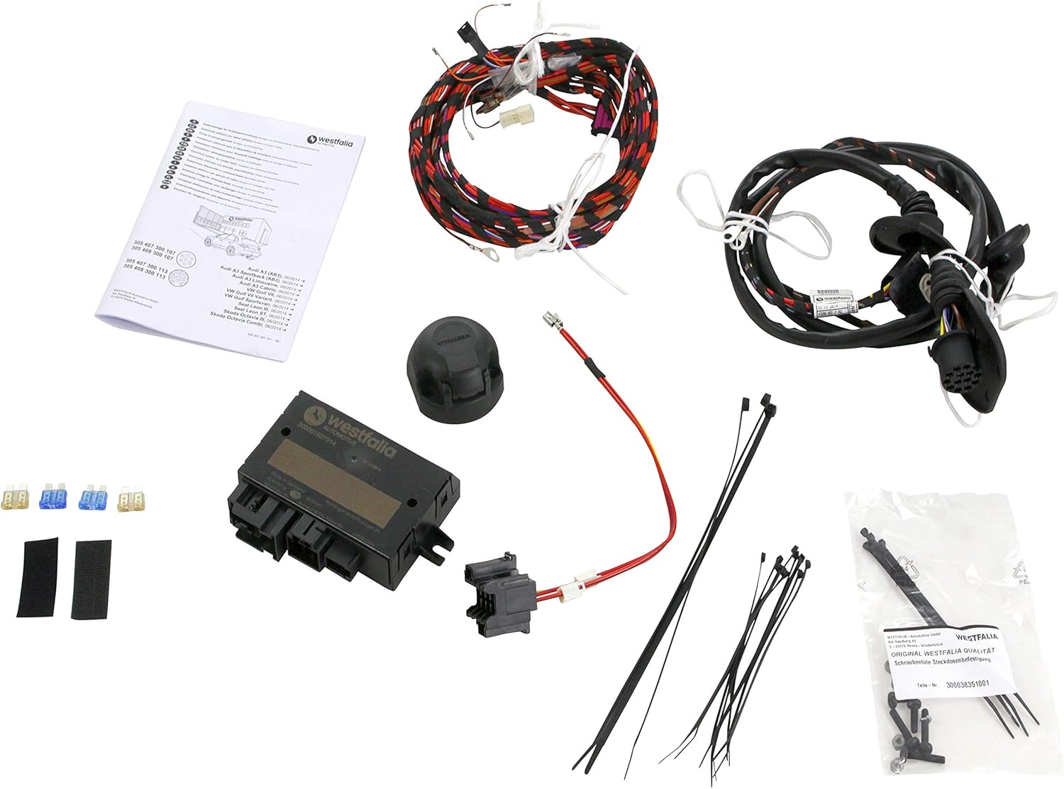 WESTFALIA 342099300113 elettricità attivi gancio di traino allegati sfilettati per SU