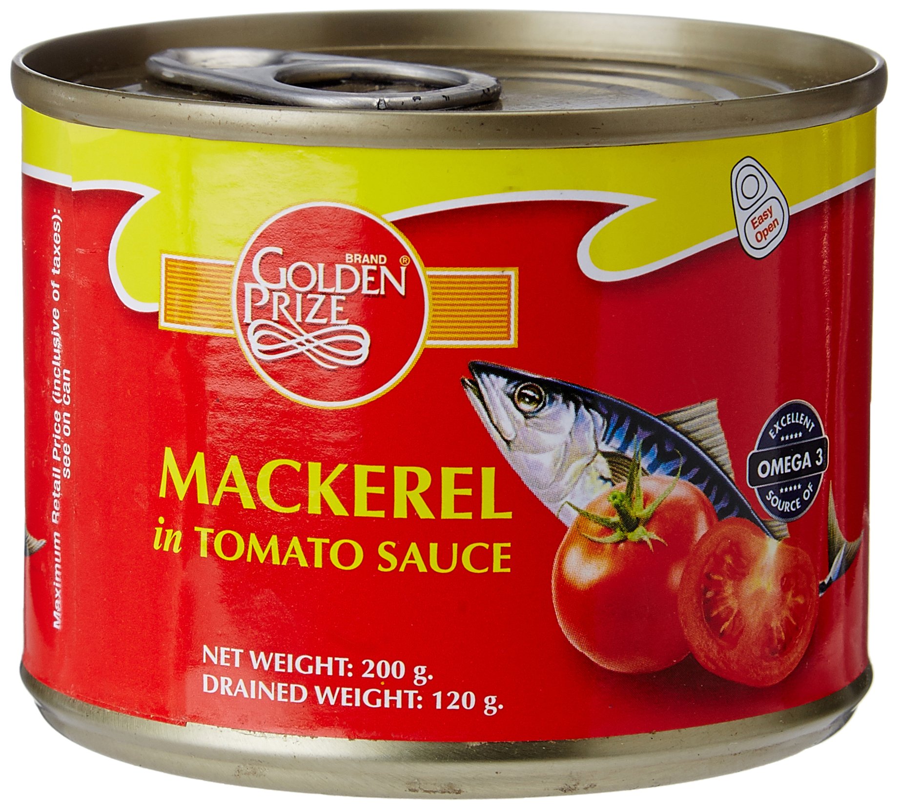 Buy Golden Prize Mackerel in Tomato Sauce, 200g Online at desertcart UAE