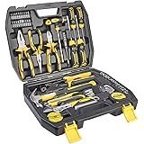 DOWELL Tool Set Tool Kit 62PCS Homeowner Tool Set Wrench Pliers Screwdriver Set Repair Tool Kit (62)