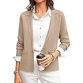 GRACE KARIN Women Sweater Blazer Business Casual 2026 Knit Suit Jackets Long Sleeve Lightweight Cardigan Work Office