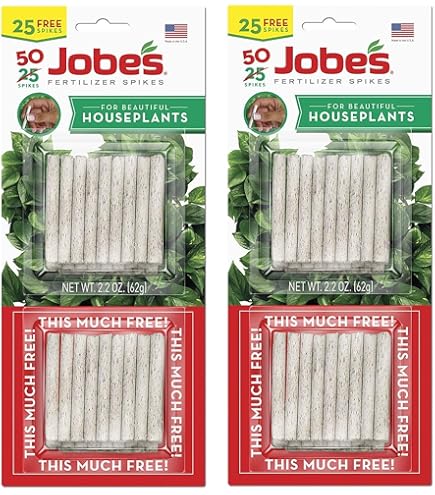 Amazon.com : Jobes Fertilizer Spikes for Houseplants - 60 Count : Patio,  Lawn & Garden