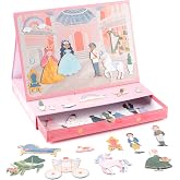Stephen Joseph, Kids Magnetic Scene w/Drawer | Includes 50+ pieces, 2 play scenes and built-in storage for creative play.