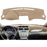 Dash Cover Mat for Toyota Solara 2004 2005 2006 2007 2008 (Beige) F90 | with Sensor Cutout, Fcovergurus Custom Dashboard Pad Carpet Protector