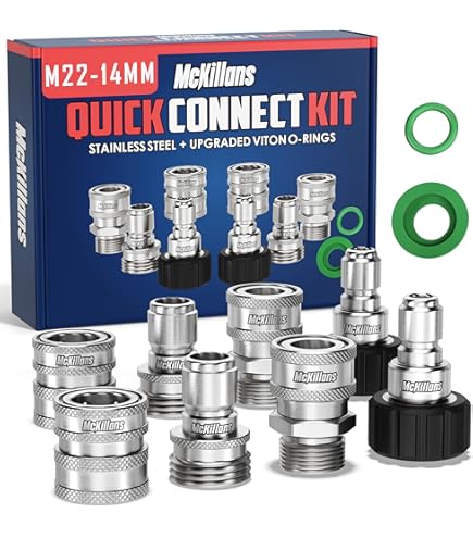 Conector Rápido De Manguera, M22 X 1.5 Adaptador De Lavadora A Presión