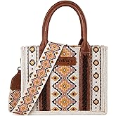 Wrangler Tote Bag for Women Western Purse and Aztec Satchel Handbag