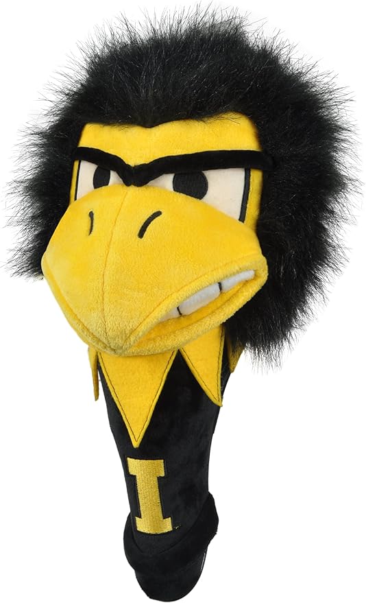 NCAA Iowa Hawkeyes Mascot Headcover Sports Fan Golf Club Head Covers Sports