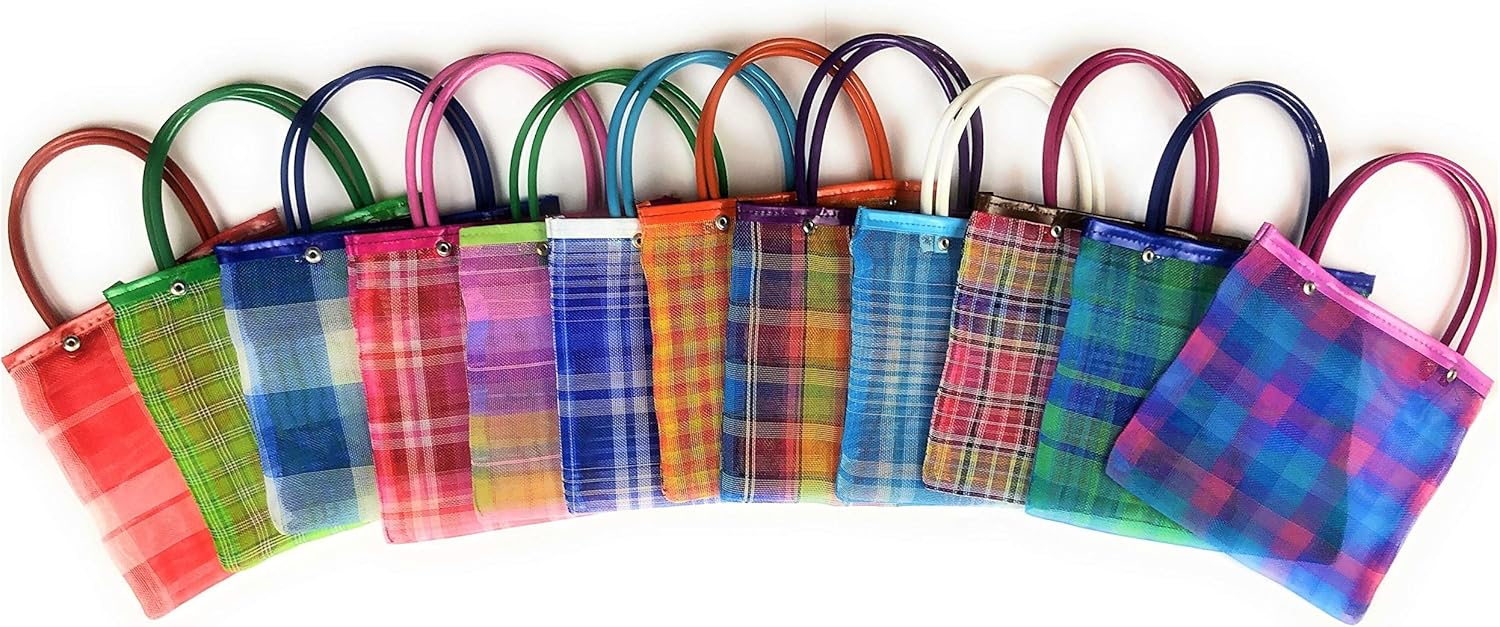 Mini Mexican Tote Favor Bags (Mexican Candy Bags Mexican