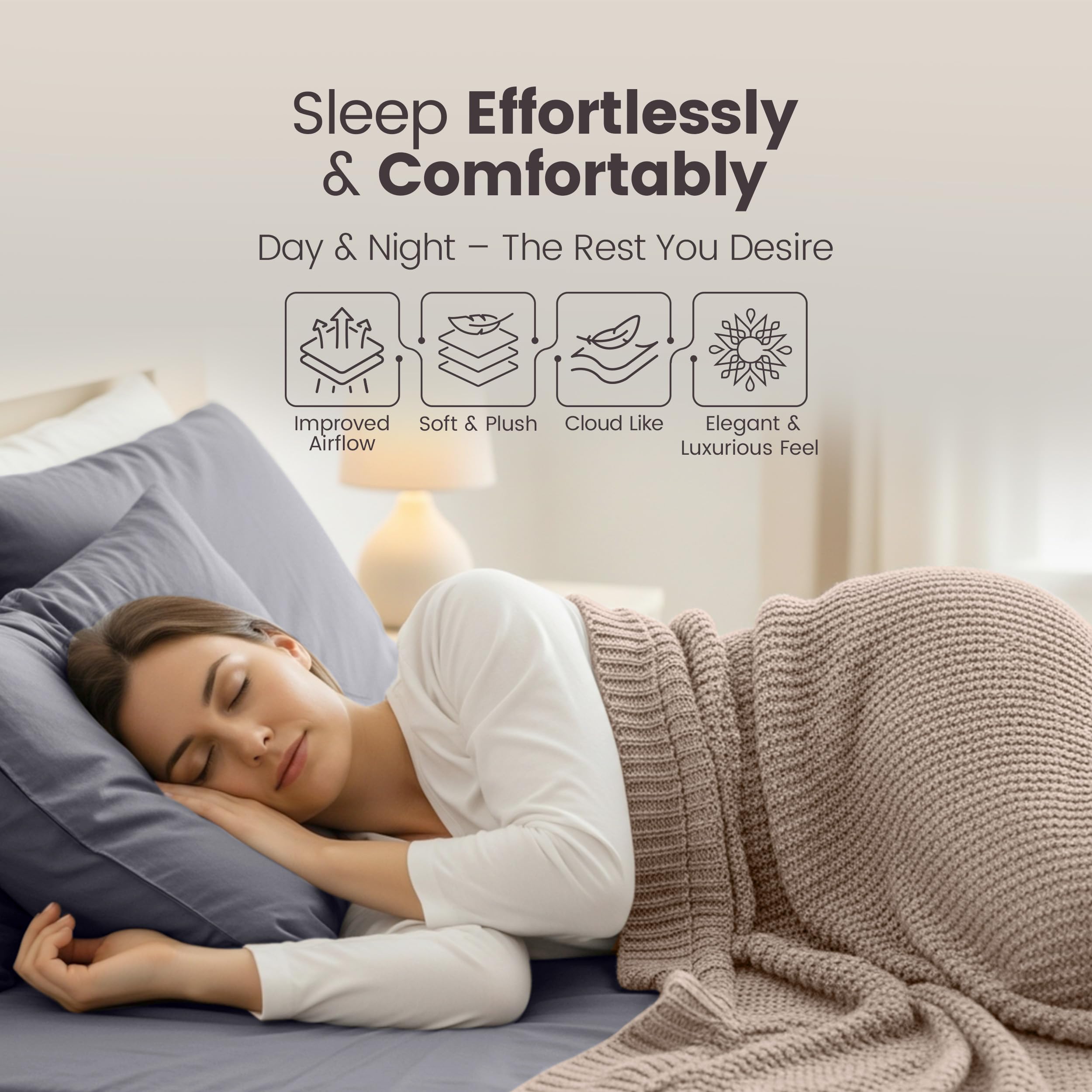 Utopia Bedding Fitted Sheet Double, Grey - Deep Pocket 14 inch (35 cm) - Easy Care - OEKO-TEX Certified - Soft Brushed Microfibre Fabric - Shrinkage and Fade Resistant - Bottom Sheet