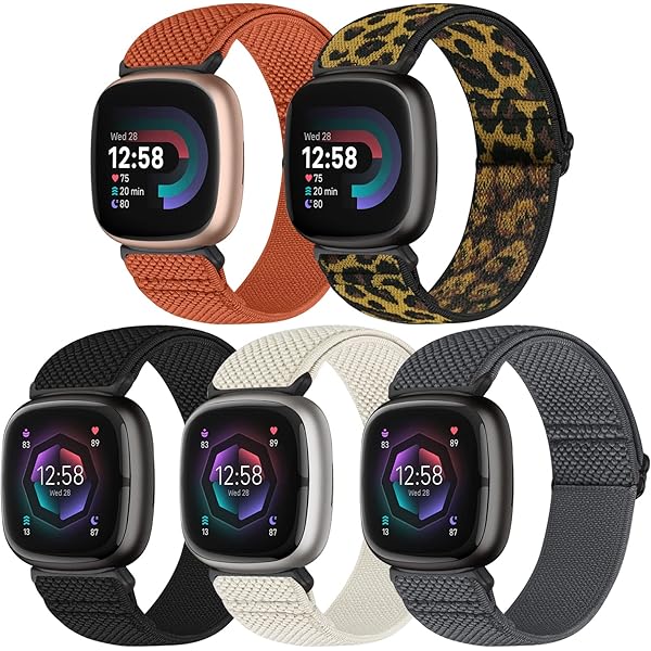 Correa De Nailon Para Reloj Inteligente Fitbit Versa 4 Y 3, Reputo De Correa Deportiva Suave Y Transpirable, Pulsera Fitbit Sense 2 - AliExprs 1511