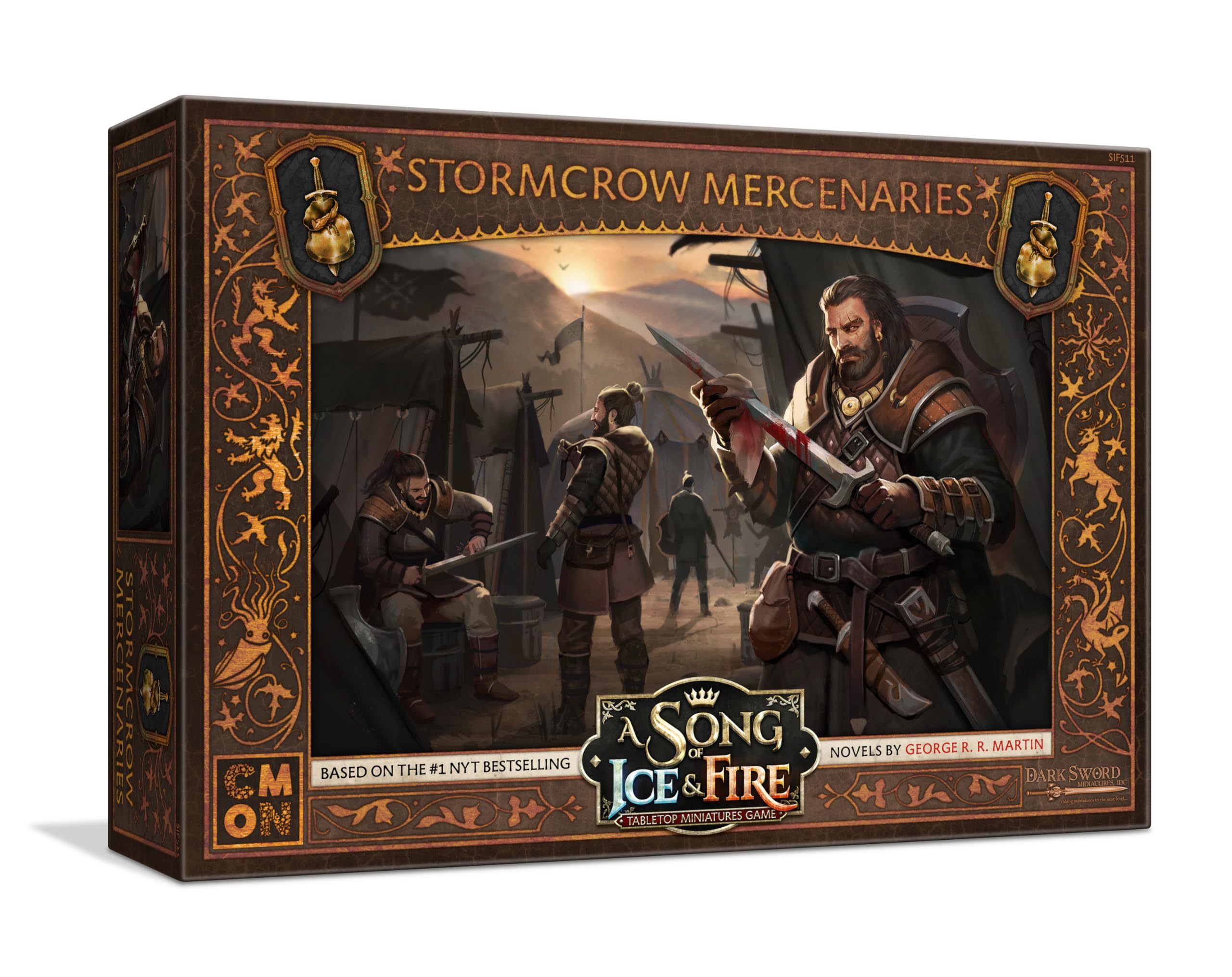 CoolMiniOrNot Inc | Stormcrow Mercenaries Expansion: A Song Of Ice and Fire | Miniatures Game | Ages 14+ | 2+ Players | 45-60 Minutes Playing Time