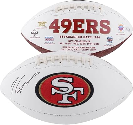 49ers autographed football