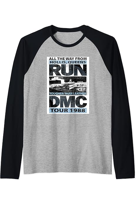 Amazon.com: RUN DMC Tougher Than Leather Tour T-Shirt : Clothing 