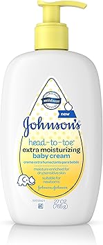 johnson's head to toe extra moisturizing baby cream