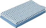 Penguin Home Set of 2 Recycled Cotton Tea Towels White Blue 50x70cm view 9
