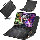 Smatree MS88 Hard EVA Protective Sleeve Case with Stand Compatible for 16 inch DELL Alienware M16 R2, Protective Laptop Case with Adjustable Stand, Waterproof Cover for Alienware Gaming Laptop