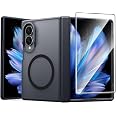 FNTCASE for Samsung Galaxy Z Fold 8 Case, Fit for Magsafe, Hinge Protection | Screen Protector, Translucent Matte Magnetic Ba