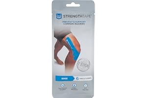 StrengthTape Kinesiology Tape, K Tape Taping Kits, Premium Sports Tape Provides Support and Stability to The Target Area, Multiple Kits Available