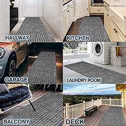 Custom Size Backed Non-Slip Area Rugs Runner, Easy