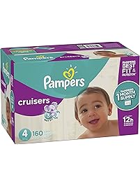 Pampers Cruisers Disposable Diapers Size 4, 160 Count