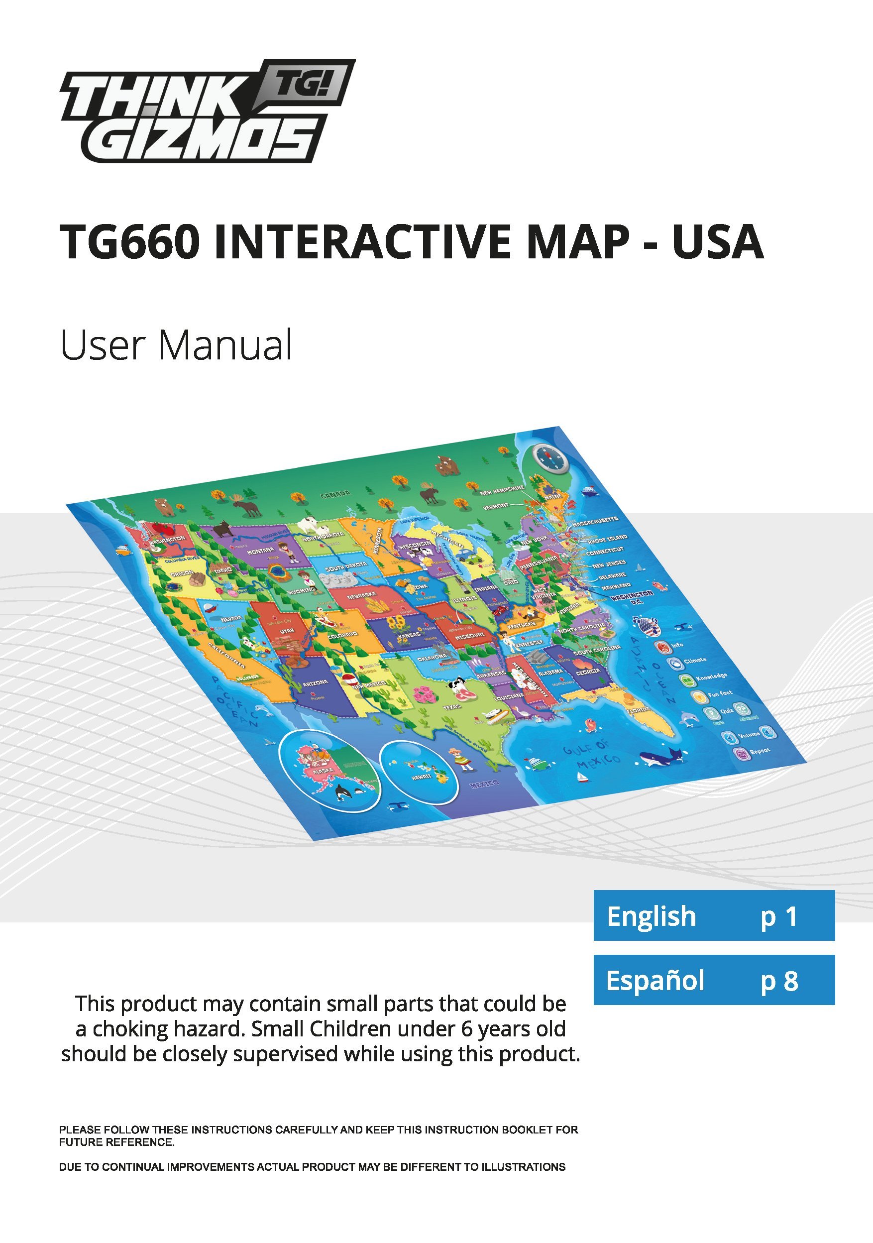 Touch And Learn Usa Map Map