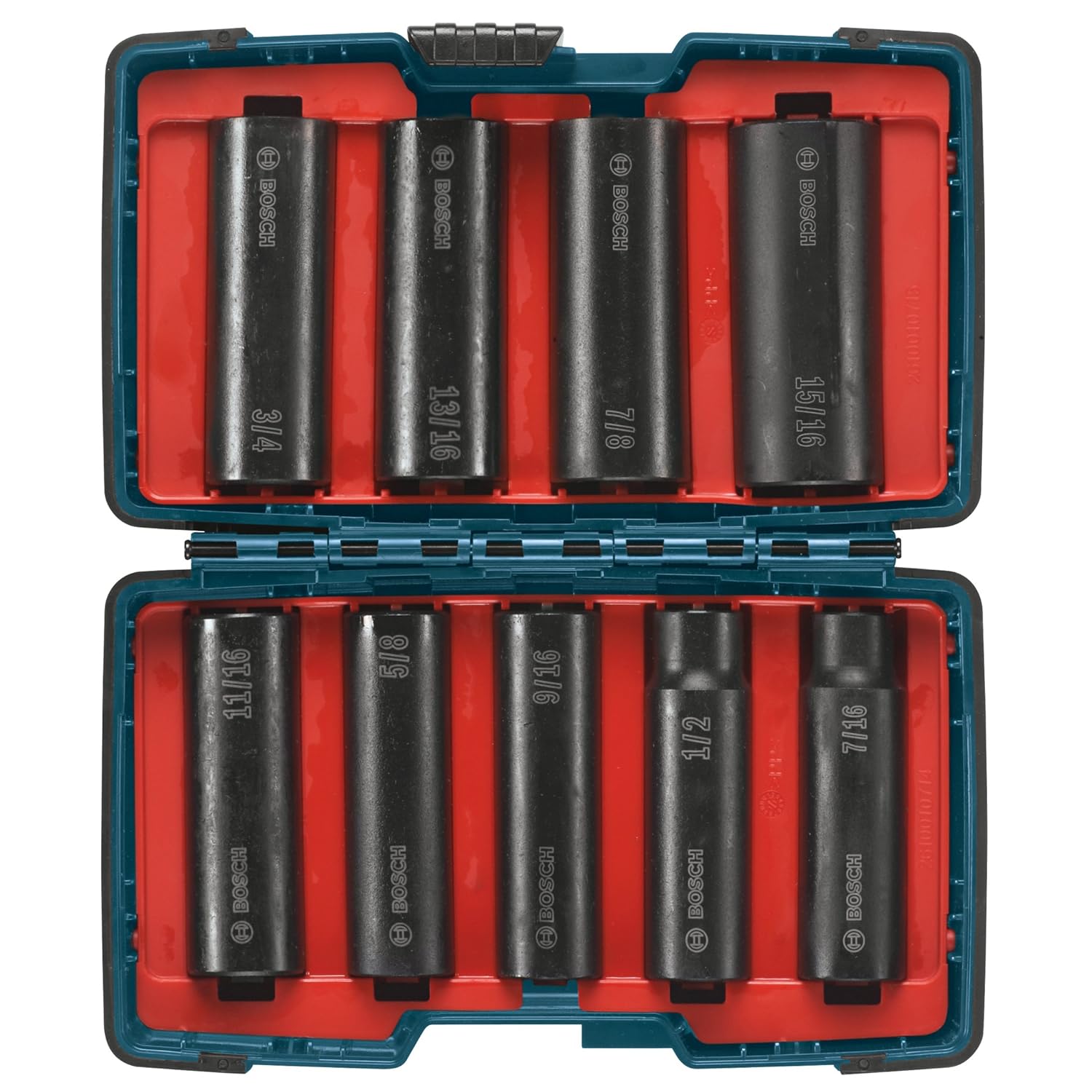 Bosch 27286 1/2Inch Deep Well Socket Set 9Piece Amazon.in Home