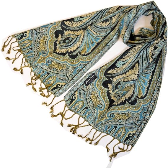 Amazon インド製エスニック柄マフラー 全5種類 エスニック３ マフラー 通販