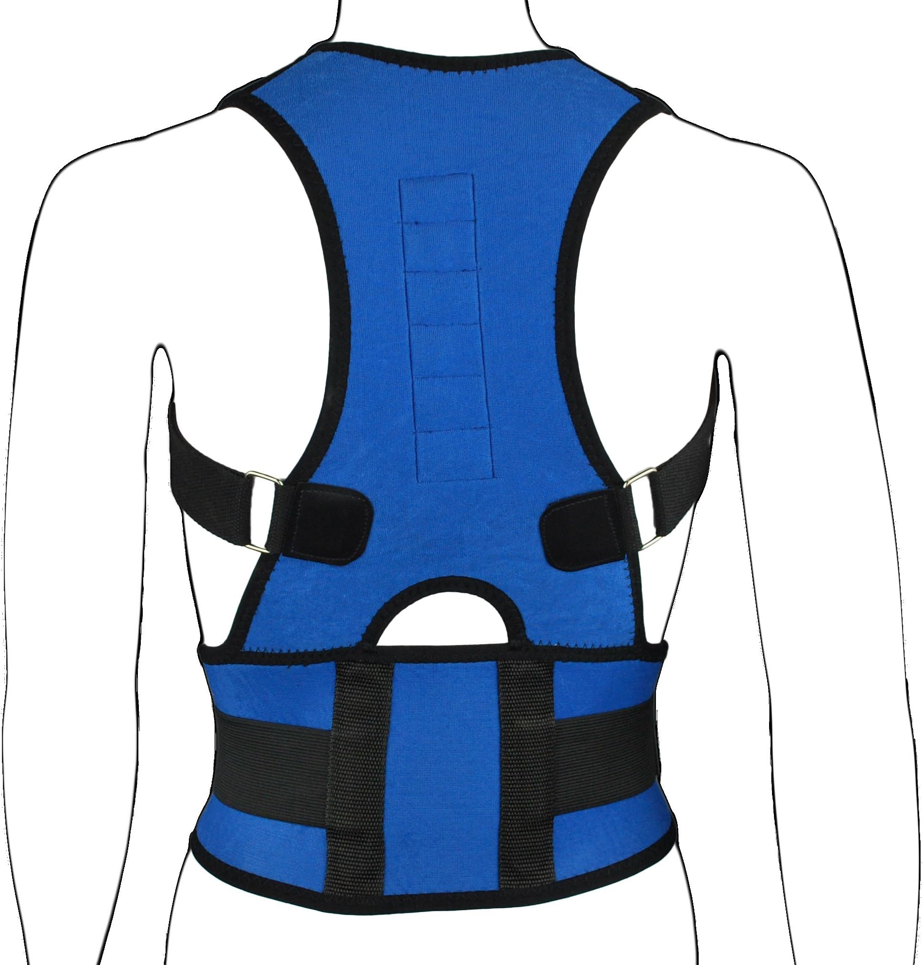 Back Support Neoprene Magnetic Lumbar Shoulder Support Breathable Back Pain Waist Belt Strap Injury Brace Gym Arthritis round shoulder Posture Corrector bad upper back Support Pain Brace
