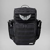 WOLFpak 45L Athletic Gym Backpack - Durable 1000D Waterproof Oxford Material with MOLLE Webbing, Laptop Pocket