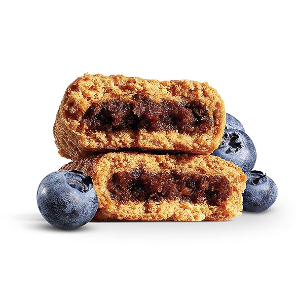 NATURE’S BAKERY WHOLE WHEAT FIG BARS, BLUEBERRY, REAL FRUIT, VEGAN, NON-GMO, SNACK BAR, TWIN PACKS- 12 COUNT