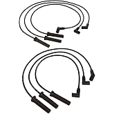 Denso 671-6046 Original Equipment Replacement Wires, Black | Replaces 716DD 726DD 726SS 726UU 09362 09453 97005 XS10397 7695 51021 51025 79576 116047 2X1084 700040 700345 700599 700793.