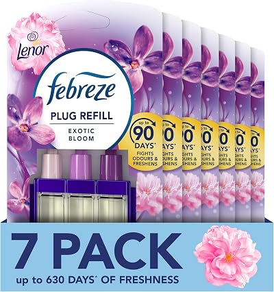 Febreze 3Volution Exotic Bloom Plug-In Refill 7 x 20ml Pack