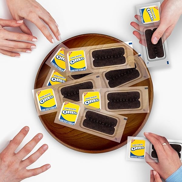 HANDI-SNACKS OREO COOKIE STICKS ‘N CREME DIP SNACK PACKS, 20 SNACK PACKS